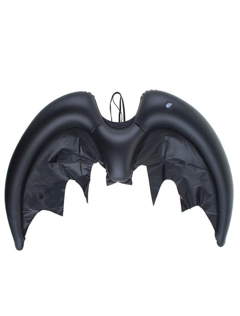 Funny Fashion Opblaasbare vleugels vleermuis zwart