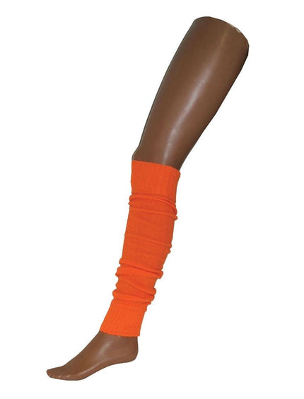 Funny Fashion Oranje beenwarmers 60cm