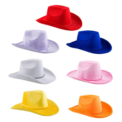 Funny Fashion Oranje cowboyhoed