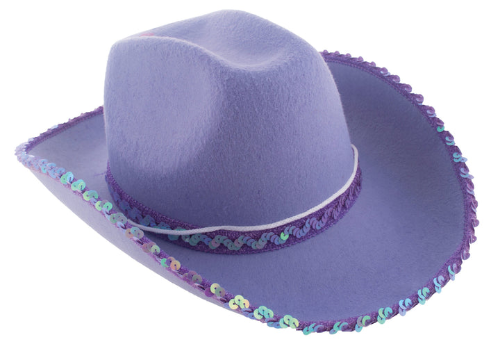 Funny Fashion Paarse cowboyhoed Saar