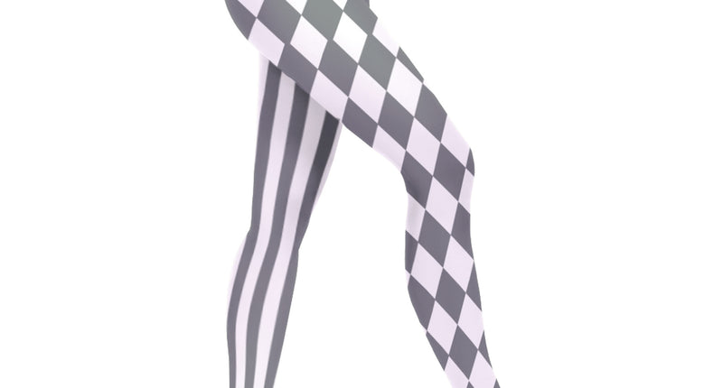 Funny Fashion Panty Harlekijn let op alleen voorzijde bedrukt.