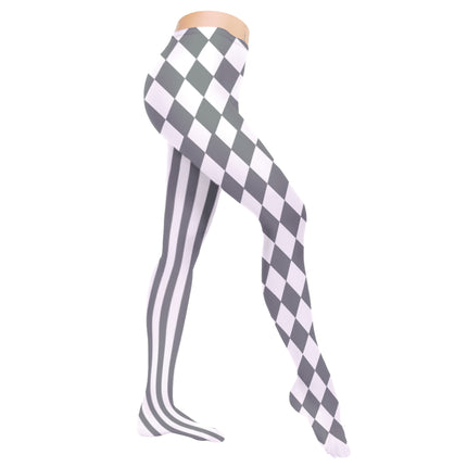 Funny Fashion Panty Harlekijn let op alleen voorzijde bedrukt.