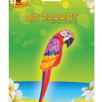 Funny Fashion Papegaai opblaasbaar 115cm