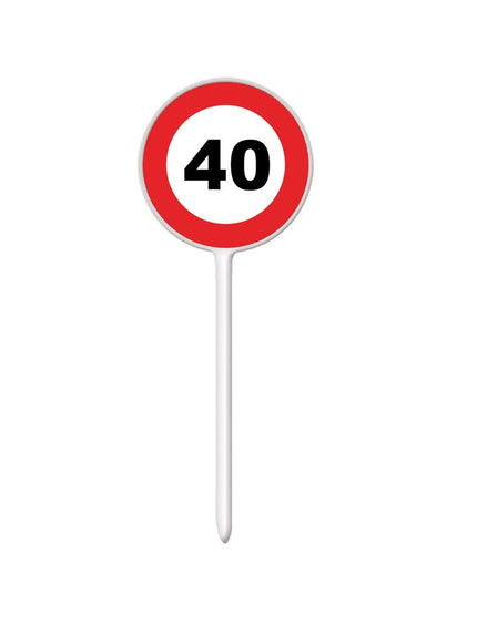 Funny Fashion Party prikkers 40 jaar