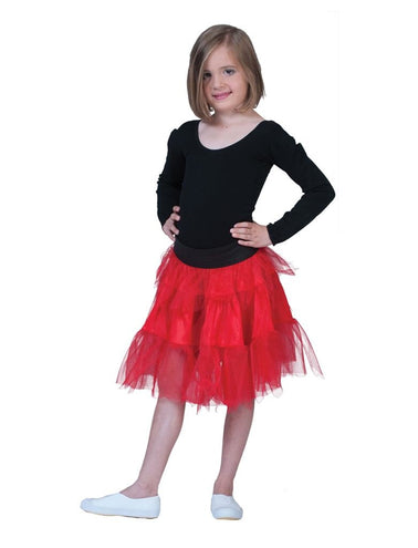 Funny Fashion Petticoat rood Lili kind