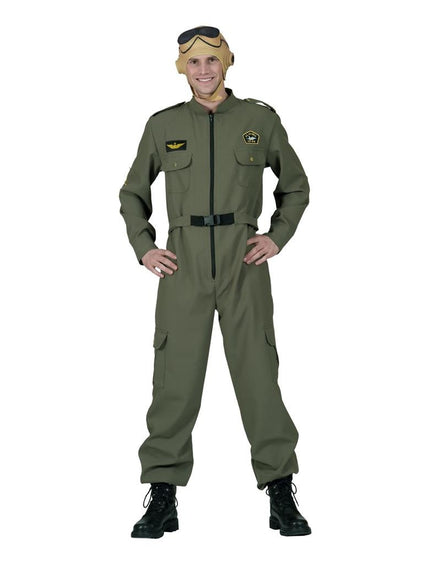 Funny Fashion Pilotenpak straaljager F16 heren