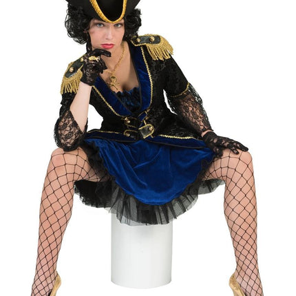 Funny Fashion Piraten kostuum Blue Eye dames