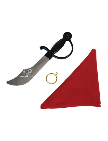 Funny Fashion Piraten set ringo 3-delig