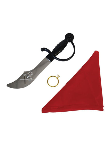 Funny Fashion Piraten set ringo 3-delig