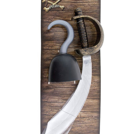 Funny Fashion Piraten set Zwartbaard