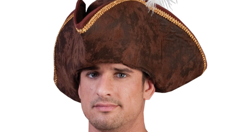 Funny Fashion Piratenhoed Stefan met veer