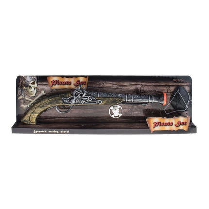 Funny Fashion Piratenset met oorbel en ooglapje