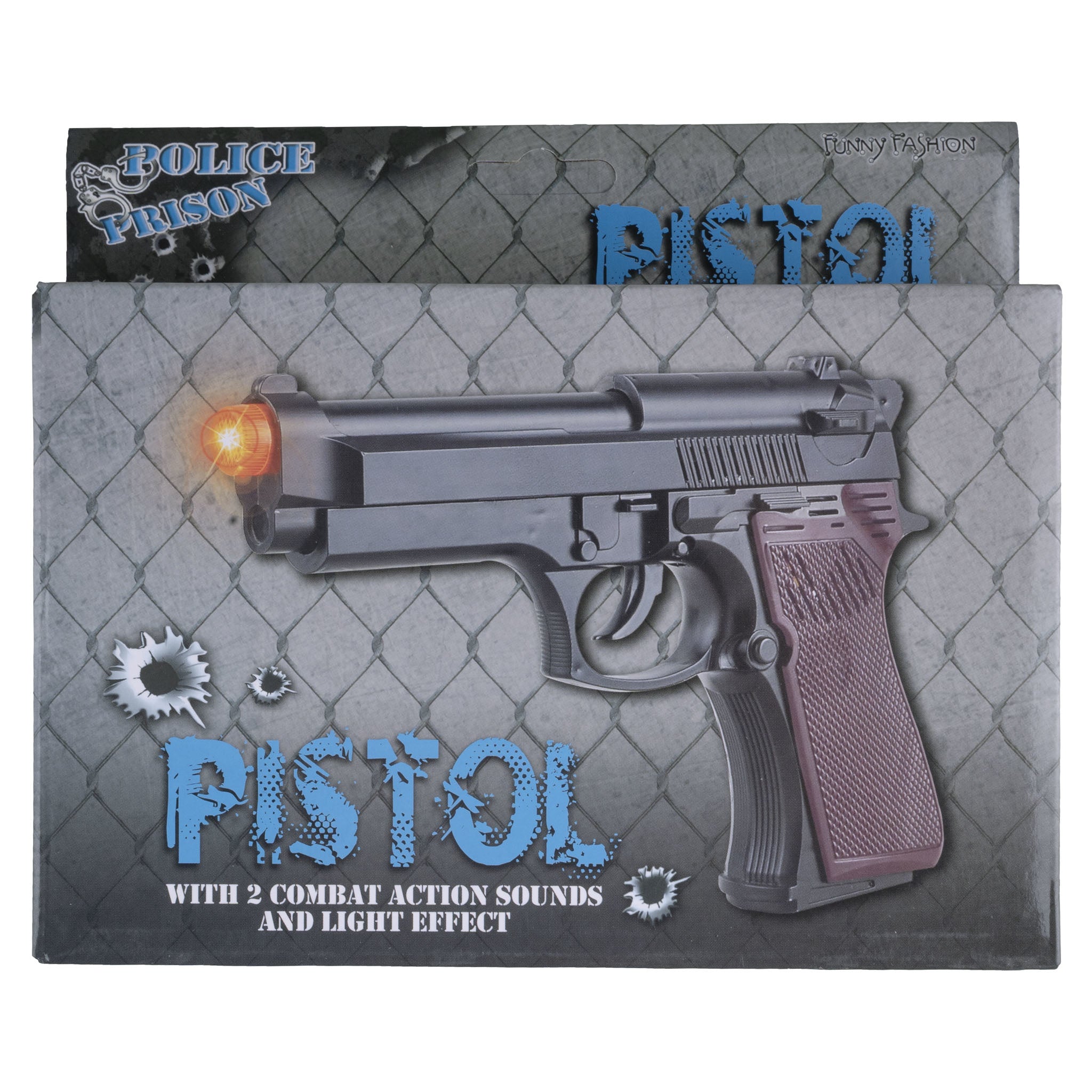 Speelgoedpistool met 100 kogeltjes en 12 hulzen, automatische hulzenuitworp, automatisch