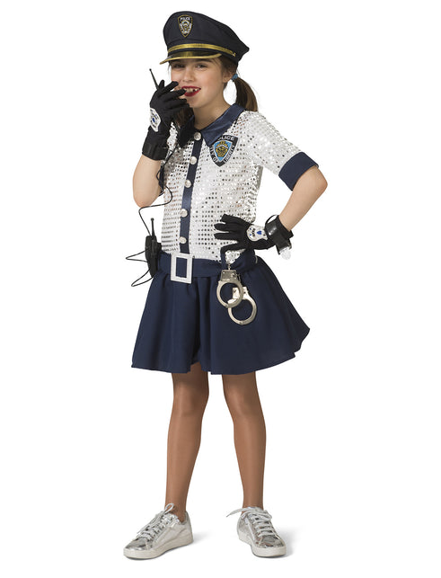 Funny Fashion Politie jurkje Peggy meiden