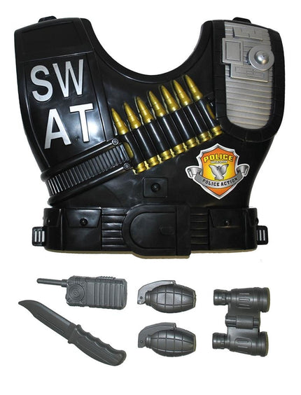 Funny Fashion Politie SWAT set kind 6-delig