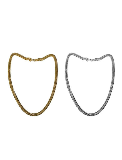 Funny Fashion Pooier ketting goud fijn model