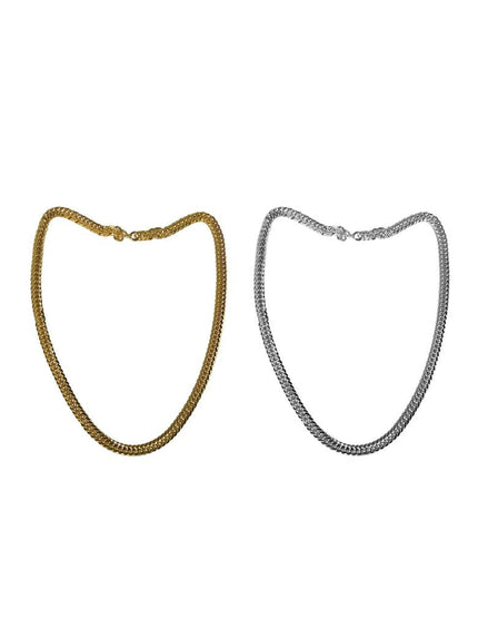 Funny Fashion Pooier ketting goud fijn model