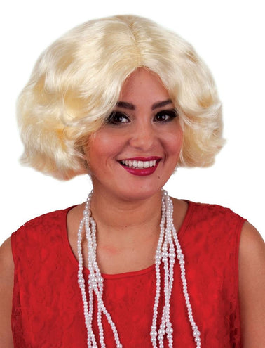 Funny Fashion Pruik Charleston blond