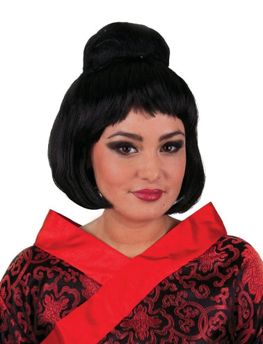 Funny Fashion Pruik Geisha Waho