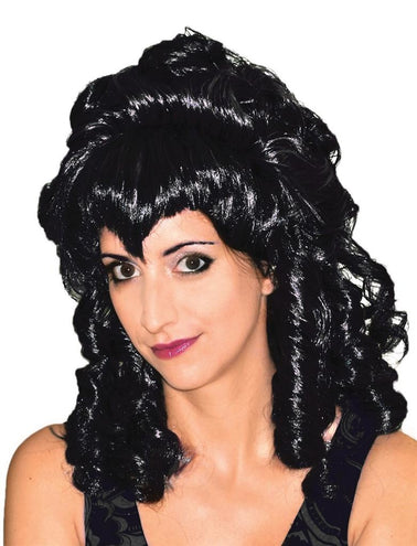 Funny Fashion Pruik gothic Alice in zwart