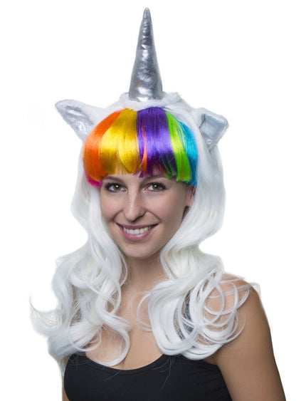 Funny Fashion Pruik unicorn