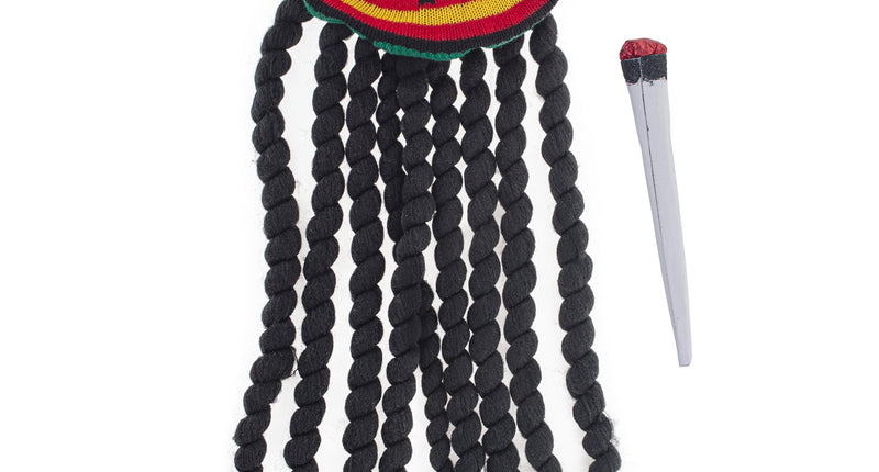 Funny Fashion Rasta verkleed set Agwe