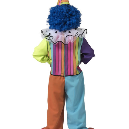 Funny Fashion Regenboog clown pak kinderen unisex