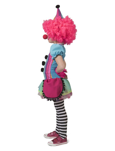 Funny Fashion Regenboog clownspakje Mila meiden