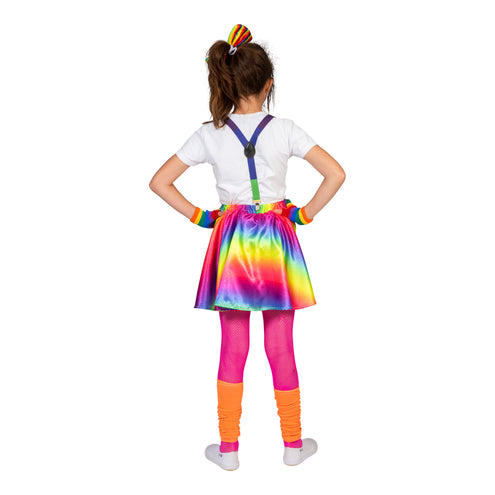 Funny Fashion Regenboog disco rok Suus kinderen