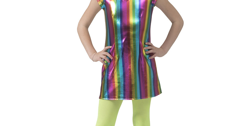 Funny Fashion Regenboog jurkje Rany meiden
