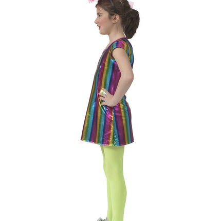 Funny Fashion Regenboog jurkje Rany meiden