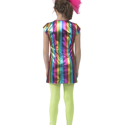 Funny Fashion Regenboog jurkje Rany meiden