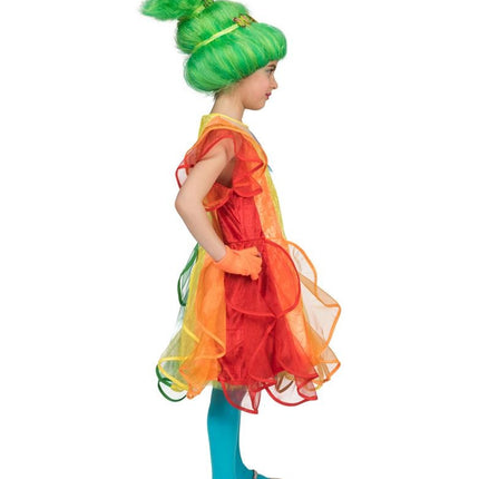 Funny Fashion Regenboog jurkje voor kinderen