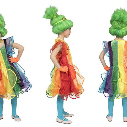 Funny Fashion Regenboog jurkje voor kinderen