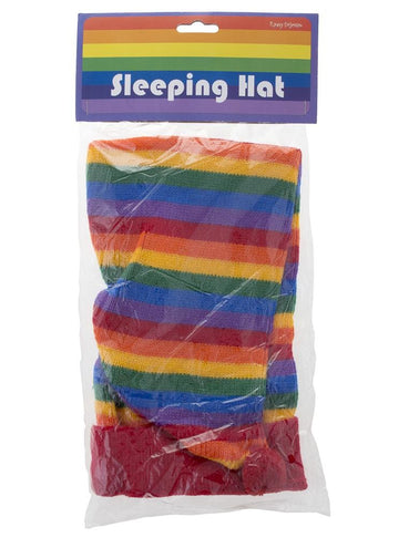 Funny Fashion Regenboog slaapmuts