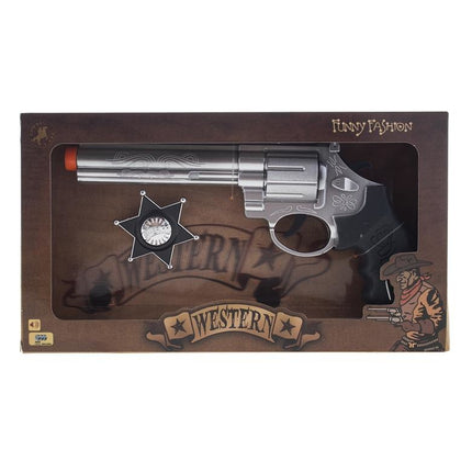 Funny Fashion Revolver pistool met sheriff ster