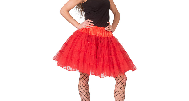 Funny Fashion Rode petticoat Tess dames