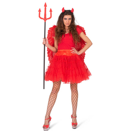 Funny Fashion Rode petticoat Tess dames