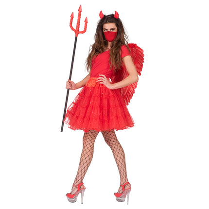 Funny Fashion Rode petticoat Tess dames