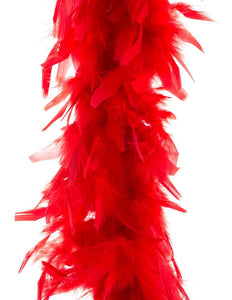 Funny Fashion Rode veren  boa 90gram