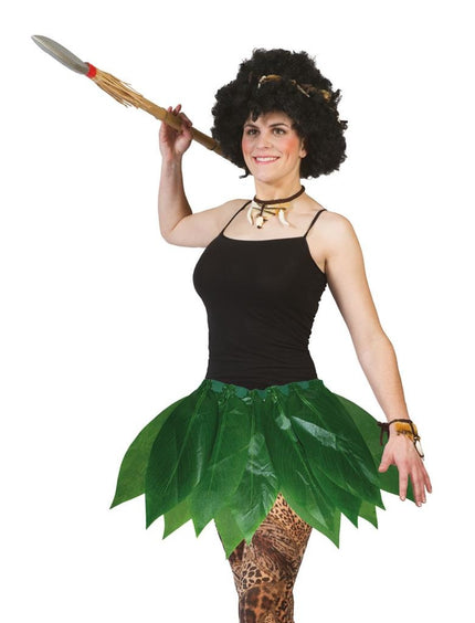 Funny Fashion Rok met bladeren volwassenen