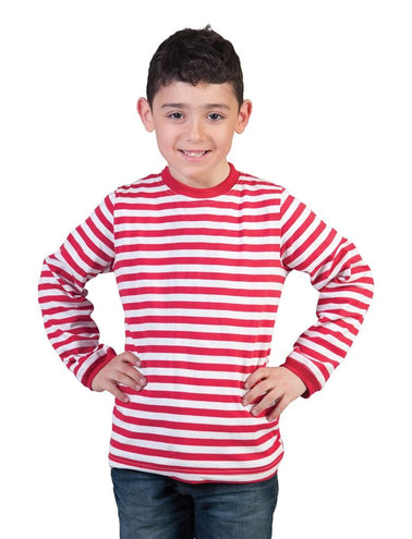 Funny Fashion Rood met witte marine truitjes voor kinderen