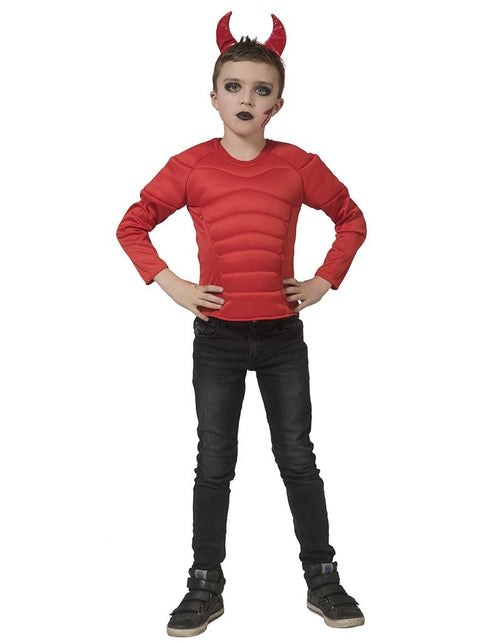 Funny Fashion Rood spierballen shirt kind