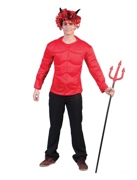 Funny Fashion Rood spierballen shirt volwassenen