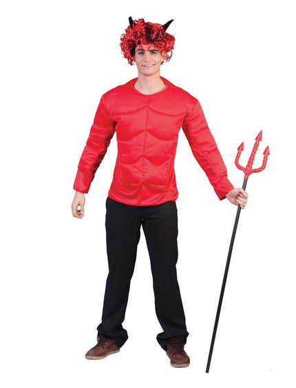 Funny Fashion Rood spierballen shirt volwassenen