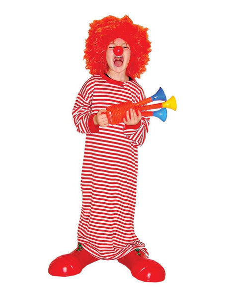 Funny Fashion Rood-wit gestreepte clowns badpakken