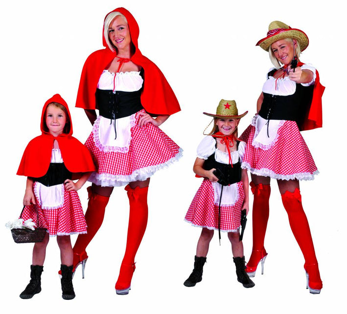 Funny Fashion Roodkapje pak meisjes