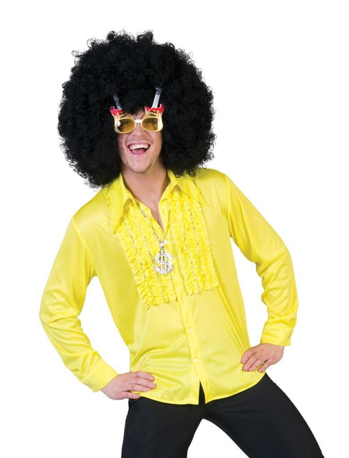 Funny Fashion Rouche blouse geel