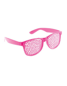 Funny Fashion Roze bril met diamanten