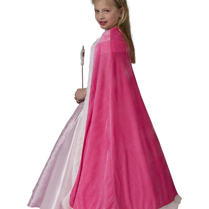 Funny Fashion Roze cape prinses Sophie
